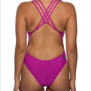 Jolyn Ryker Onesie in French Mulberry